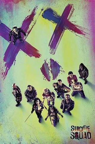 Suicide Squad Character Face Themed Movie Poster PP33814 for Film Fans
