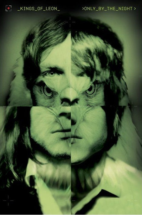 Vibrant Green Poster of Kings of Leon's Only By the Night