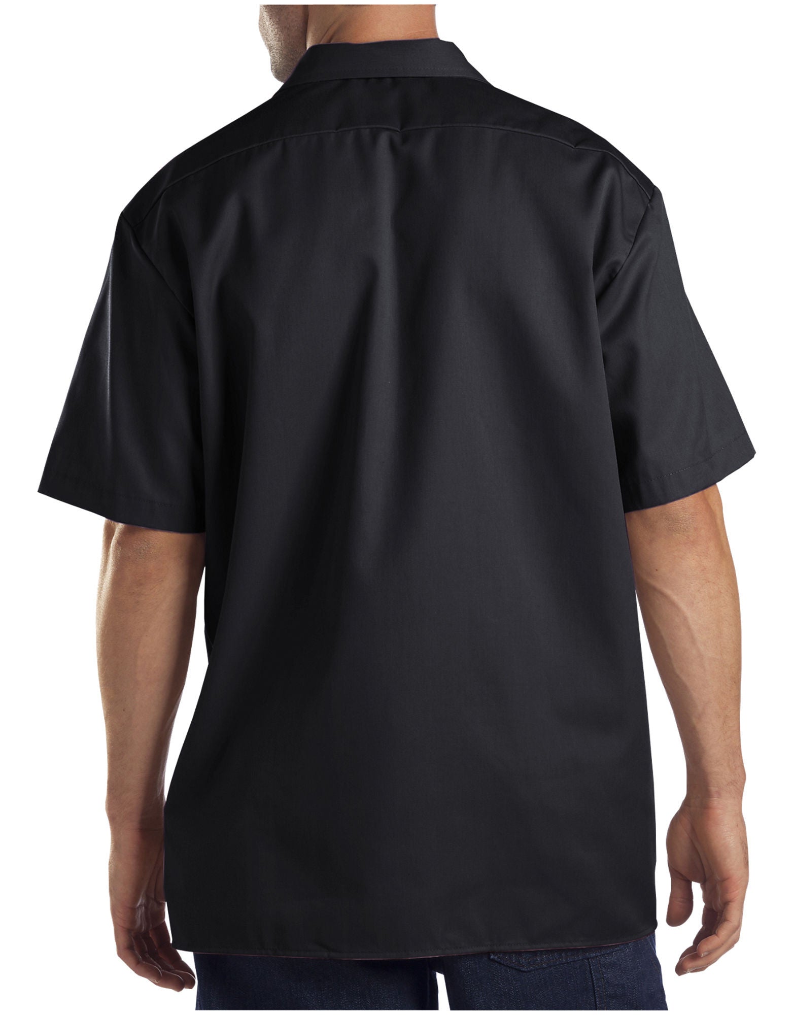 Dickies Black Big & Tall Short Sleeve Moisture - Wicking Work Shirt 1574