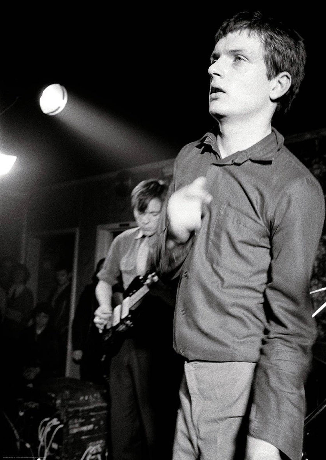 Joy Division Ian Curtis March 1979 Concert Poster at Bowden Vale Youth Club in South Manchester