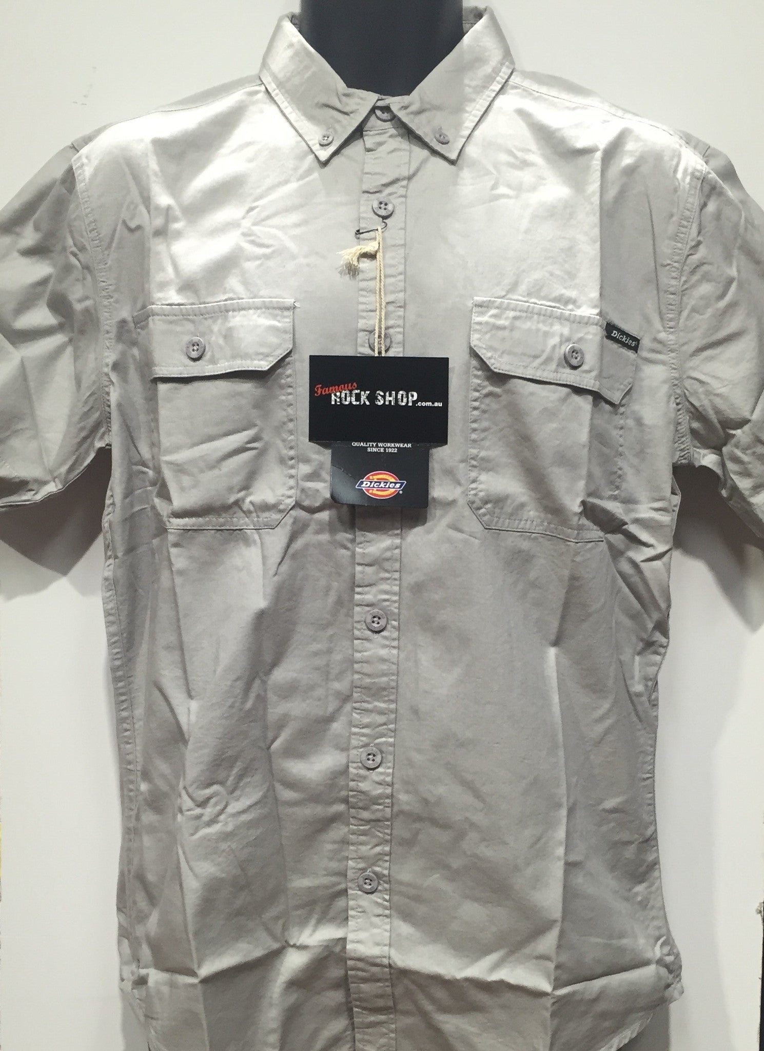 Dickies Legacy Grey Slim-Fit Casual Shirt K3130329