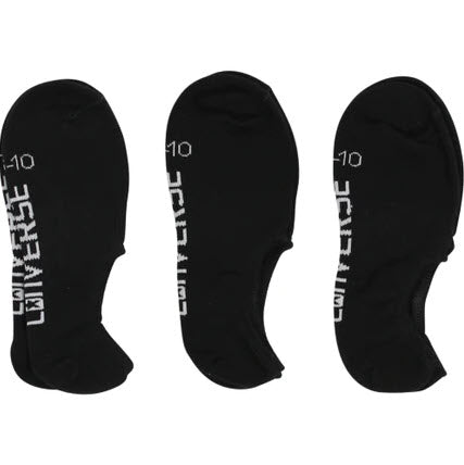 Black Converse Low Socks - Set of 3 Pairs