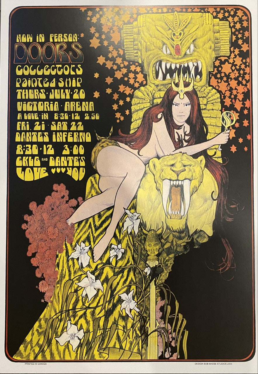 Exclusive Perso Bob Masse The Doors TOUR POSTER for Fans