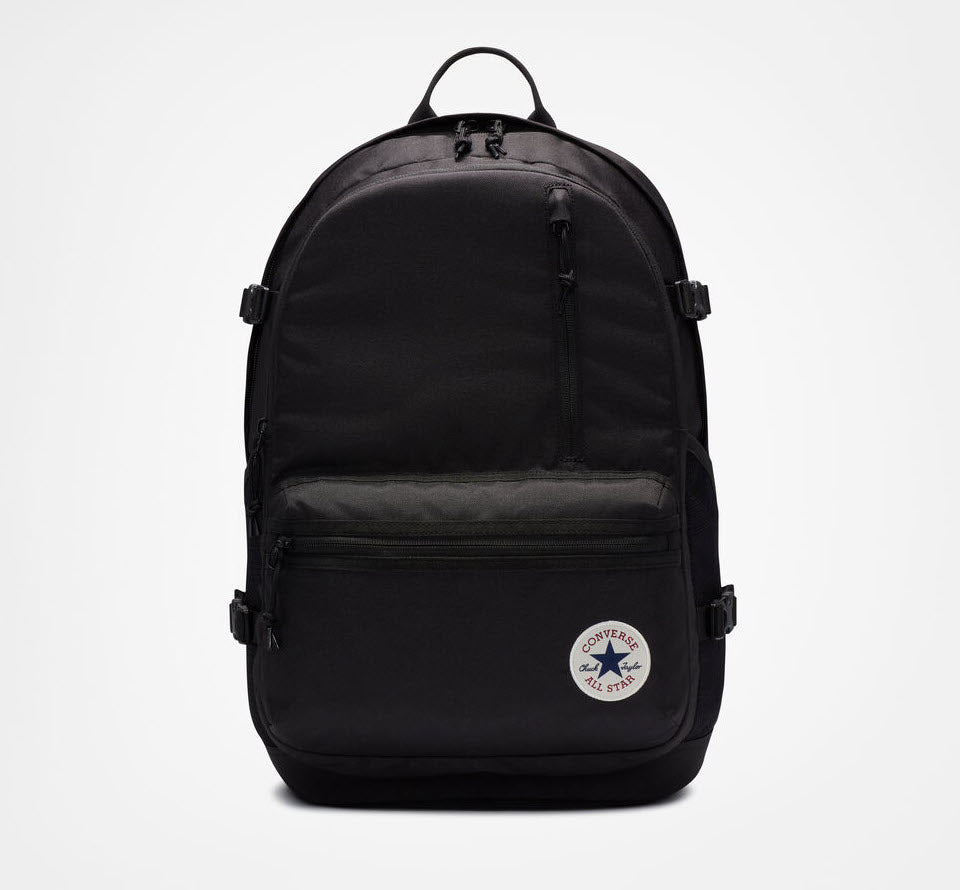 Black Converse Straight Edge Style Backpack for Multi - Purpose Use